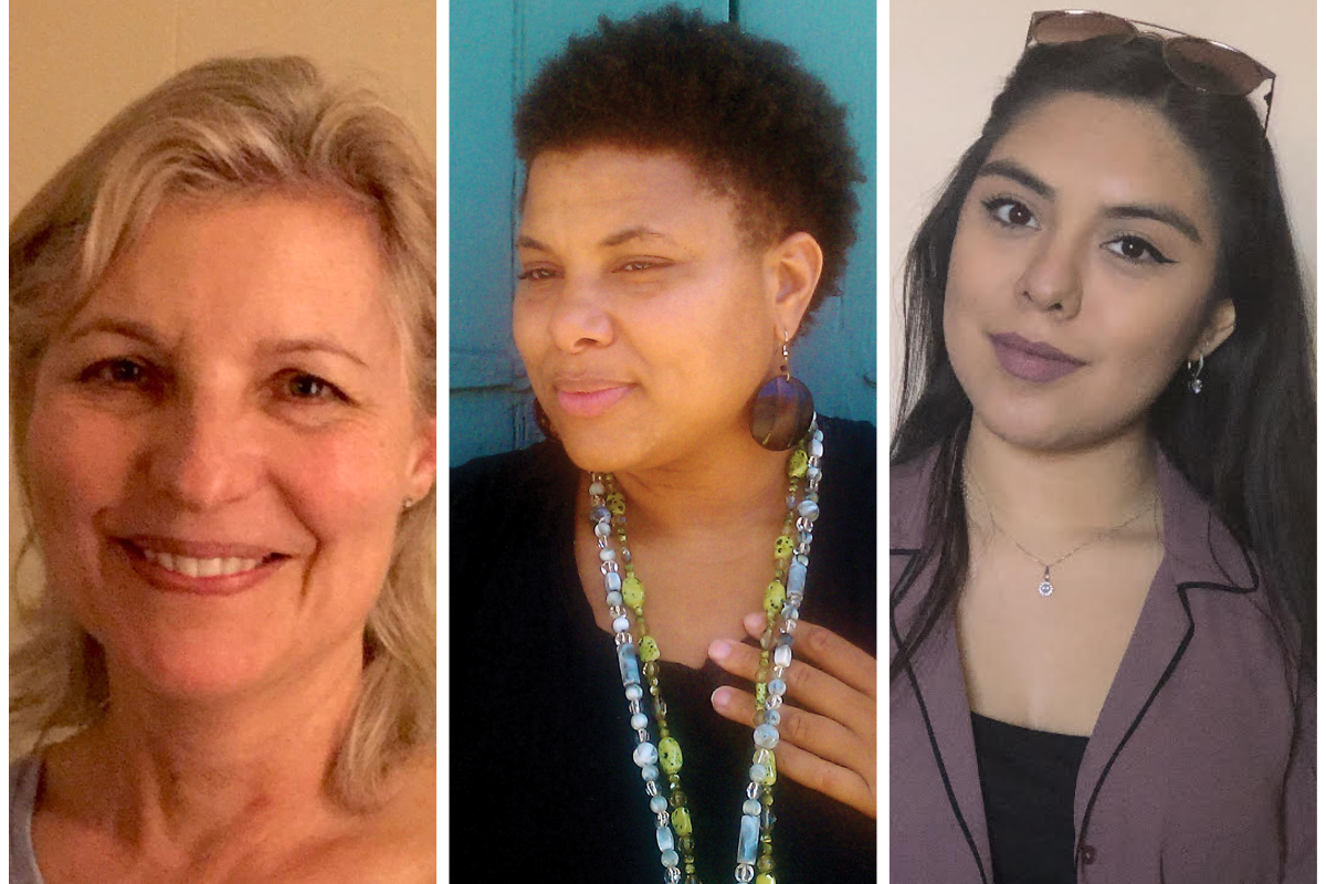 Civil Eats Editorial Director Margo True, Feed Durham founder Katina Parker, and Yasmin Ruiz, food justice co-organizer at Chicago’s Little Village Environmental Justice Organization.